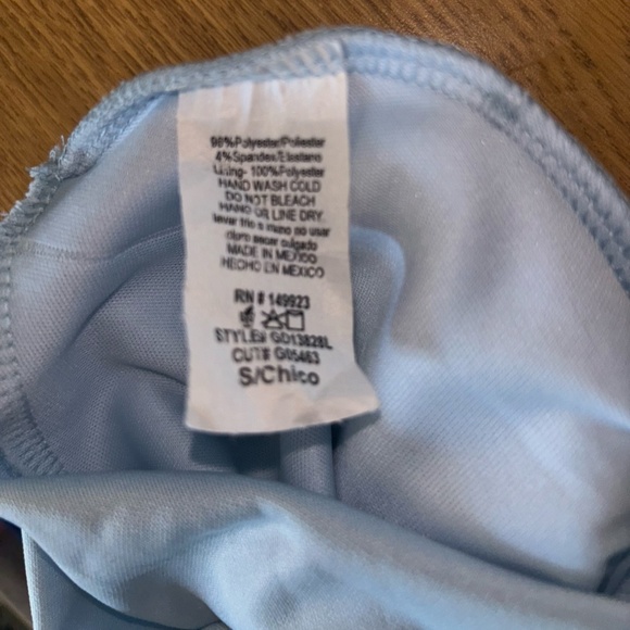 Windsor Light Blue Sleeveless High Slit Formal Dress - Picture 6 of 6